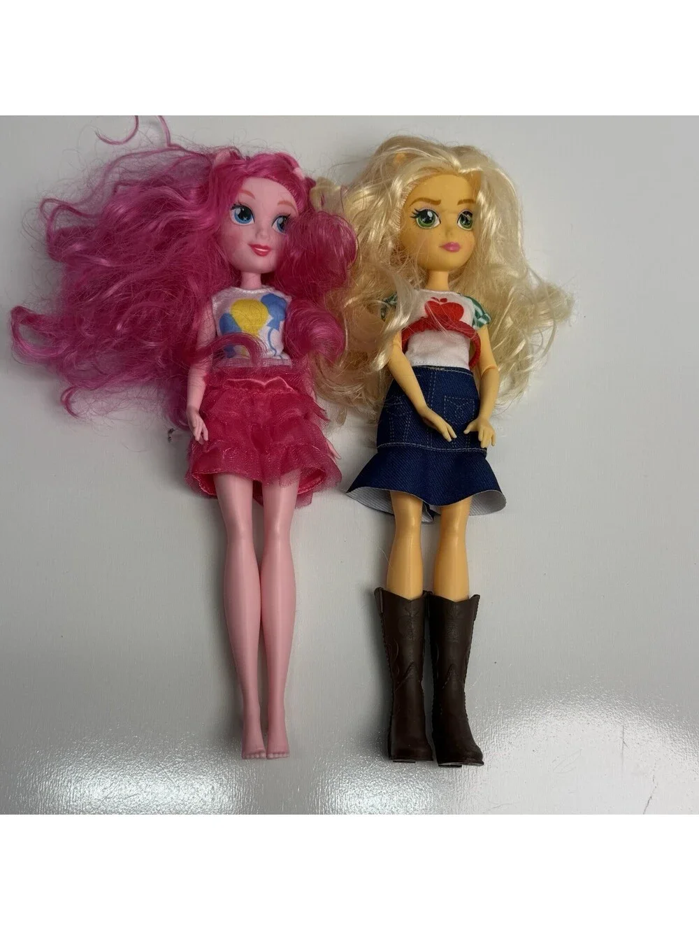 My Little Pony Equestria Girls Rainbow Rocks Dolls Applejack Pinkie Pie Pink
